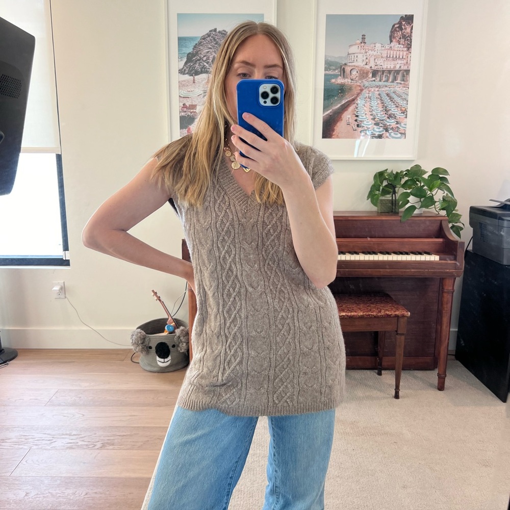 Brown Sweater Vest